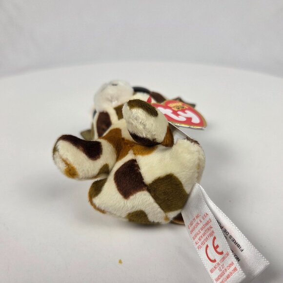 TY Beanie Boos - STILTS the Giraffe (Glitter Eyes)(Key Clip - 3 inch) - NWT - Picture 4 of 8